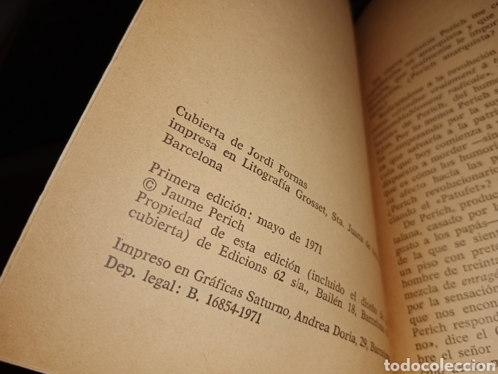 Libros: Perich Match. Primera edici&oacute;n. Mayo de 1971 - Foto 2