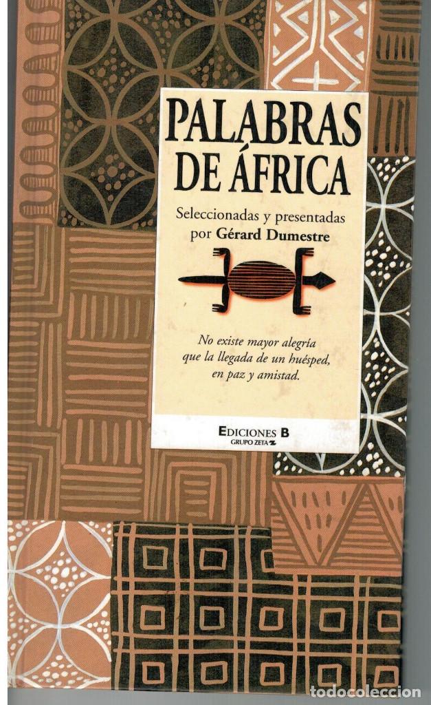 Libri di seconda mano: Palabras de &Aacute;frica - G&eacute;rard Dumestre (selecci&oacute;n)
