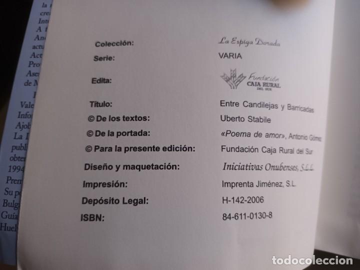 Libros: ENTRE CANDILEJAS Y BARRICADAS - UBERTO STABILE - Foto 2