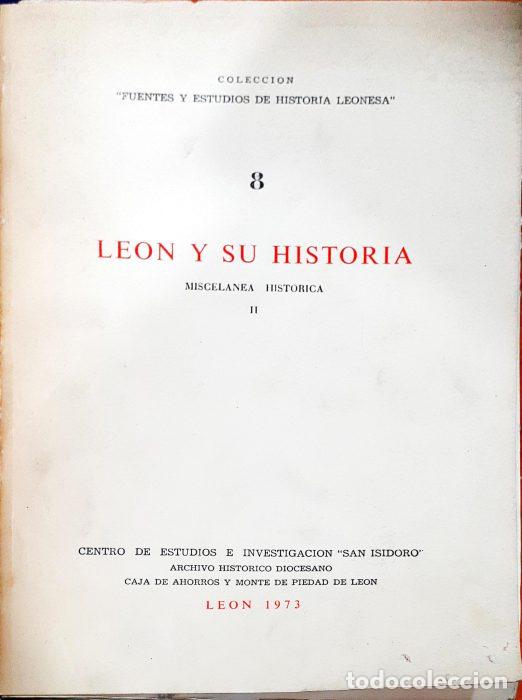 Libros: Le&oacute;n y su Historia &ndash; Miscel&aacute;nea hist&oacute;rica II - VVAA - Foto 1