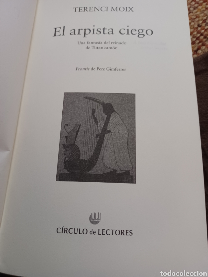 Libros: Barybook 143 El arpista ciego Terence moix - Foto 3