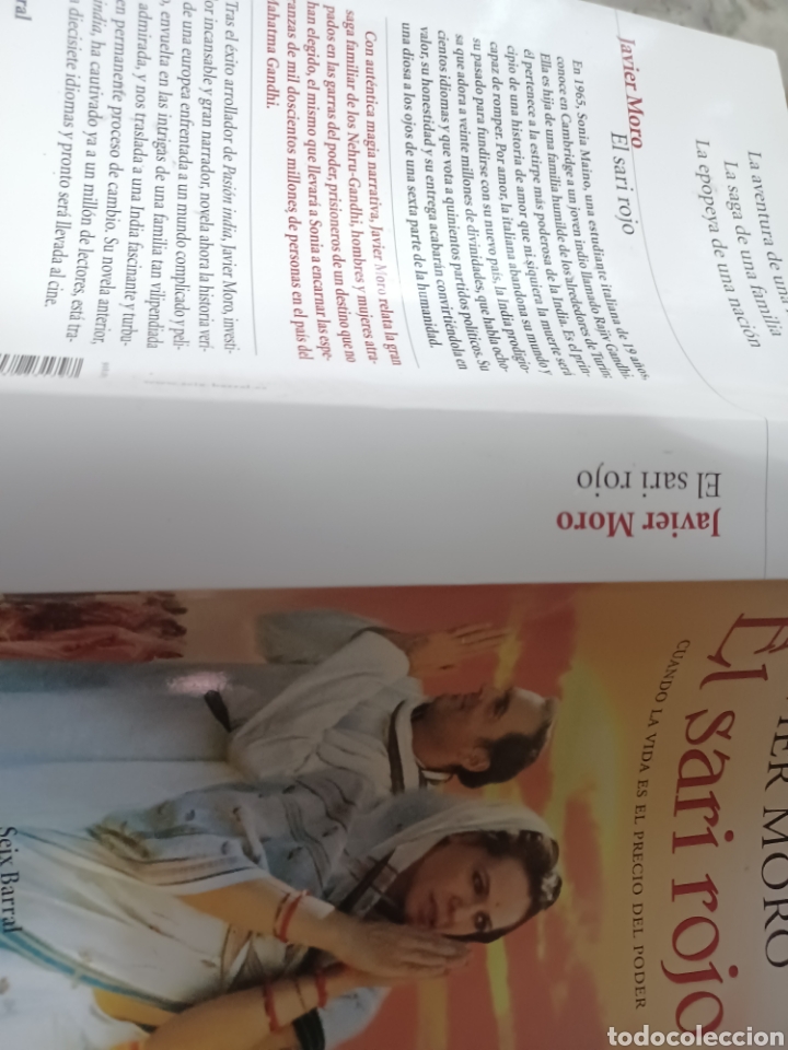Libros: Barybook C70. . El Sari rojo Javier Moro Barral - Foto 5