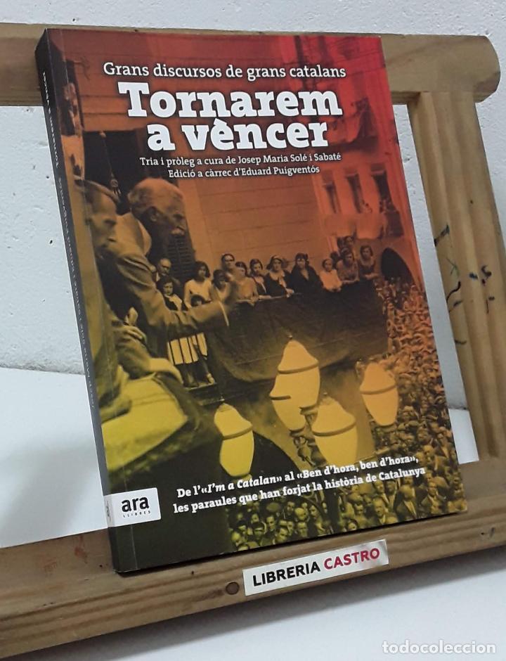 Libros: Grans discursos de grans catalans. Tornarem a v&egrave;ncer - Varios - Foto 1