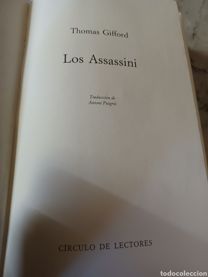 Libros: Barybook C82. Los Assassini Tom&aacute;s Gifford C&iacute;rculo de Lectores - Foto 4