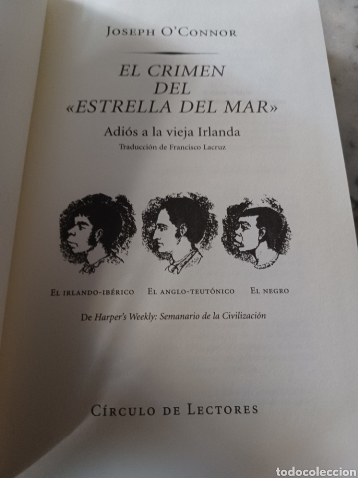 Libros: Barybook C22. El crimen de la Estrella del Mar Joseph OConnor C&iacute;rculo de Lectores - Foto 4