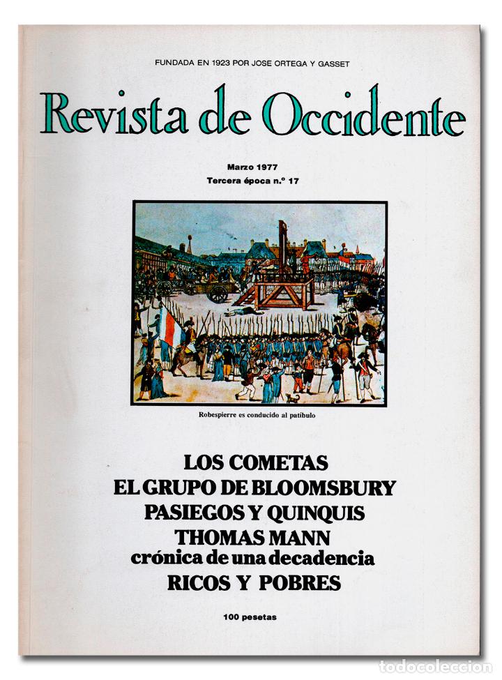 Libros: REVISTA DE OCCIDENTE. N.&ordm; 17. Marzo 1977. Tercera &eacute;poca - Foto 1