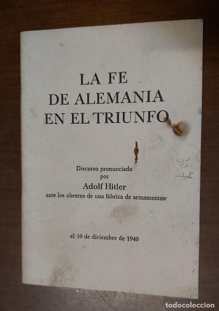 Libros: La fe de Alemania en el triunfo, 1940 - Foto 1