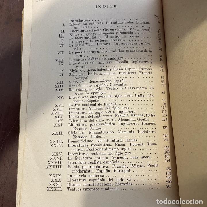 Libros: Historia general de la literatura - Agust&iacute;n del Saz - Foto 2