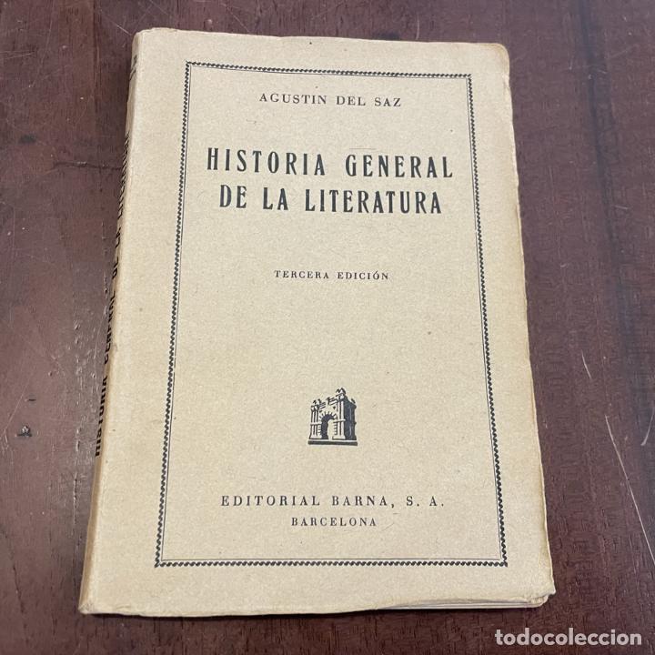 Libros: Historia general de la literatura - Agust&iacute;n del Saz - Foto 1