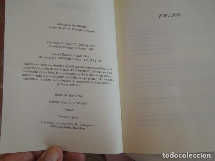 Libros: POPCORN - BEN ELTON - EMEC&Eacute; EDICIONES 1&ordf; EDICI&Oacute;N 1997. - Foto 2