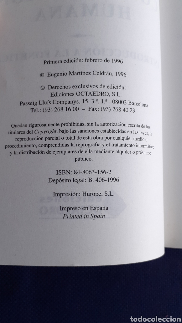 Libros: EL SONIDO EN LA COMUNICACION HUMANA, EUGENIO MARTINEZ CELDRAN, ESTADO IMPECABLE - Foto 3