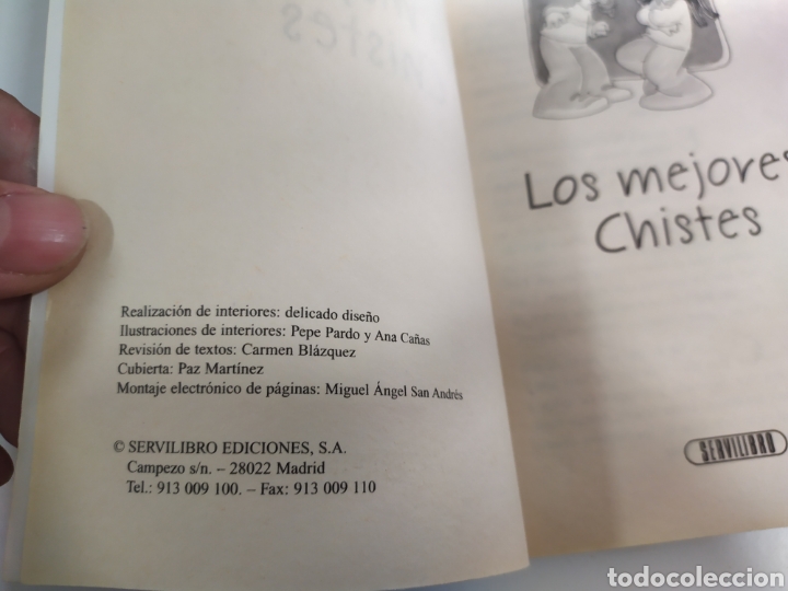 Libros: LOS MEJORES CHISTES. SERVILIBRO. - Foto 3