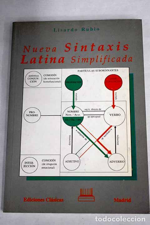 Libros: Nueva sintaxis latina simplificada.- Rubio Fern&aacute;ndez, Lisardo - Foto 1