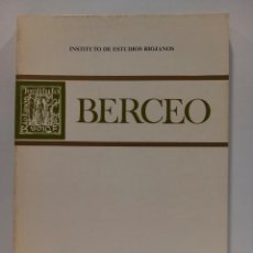 Libros: REVISTA BERCEO N.º 105. - INSTITUTO DE ESTUDIOS RIOJANOS (1983). LBC26