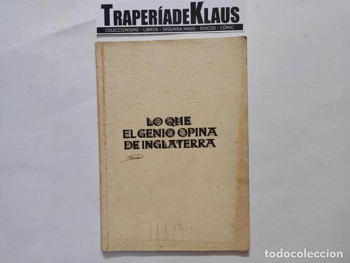 LO QUE EL GENIO OPINA DE INGLATERRA. - Dr. H. Eckert. TDK21