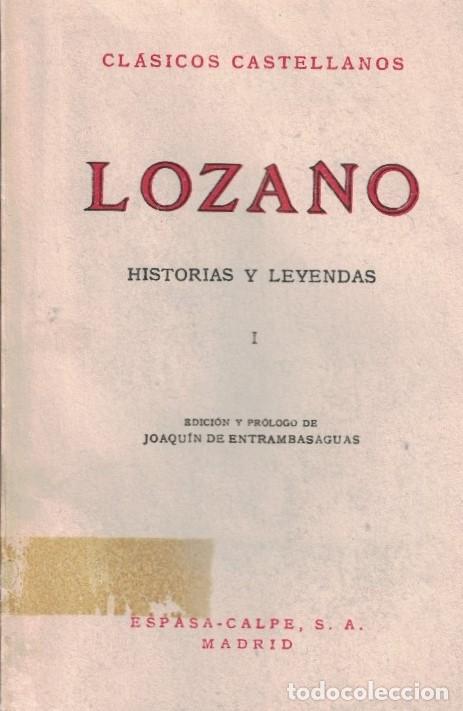 Libros: HISTORIAS Y LEYENDAS. 2 Tomos. - Lozano. - Foto 1