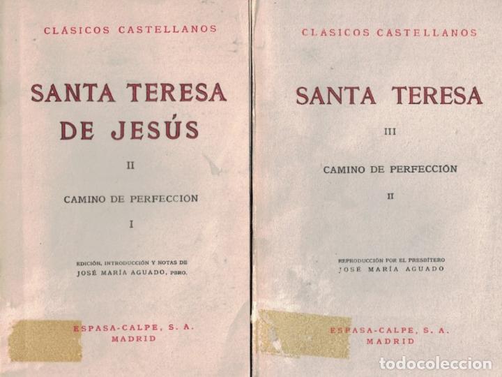 Libros: CAMINO DE PERFECCI&Oacute;N. 2 Tomos. - Teresa de Jes&uacute;s. Santa, - Foto 1