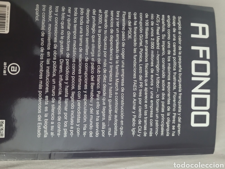 Libros: FLORENTINO PEREZ EL PODER DEL.PALCO. Fonsi Aiza - Foto 2