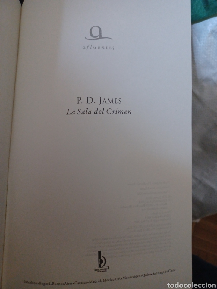 Libros: Barybook 300. . La Sala del Crimen P.D.James ediciones B afluentes - Foto 4