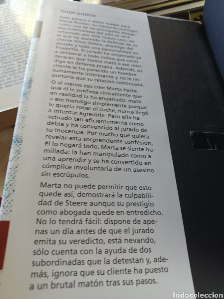 Libros: Barybook C23. Torpe justicia Lisa Scottoline C&iacute;rculo de Lectores - Foto 4
