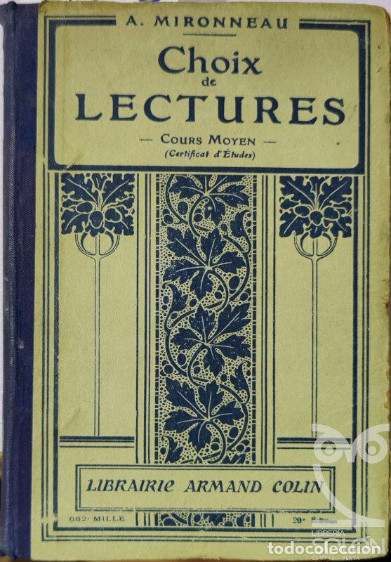 Libros: Chois de Lectures. Cours Moyen - A. Mironneau - Foto 1