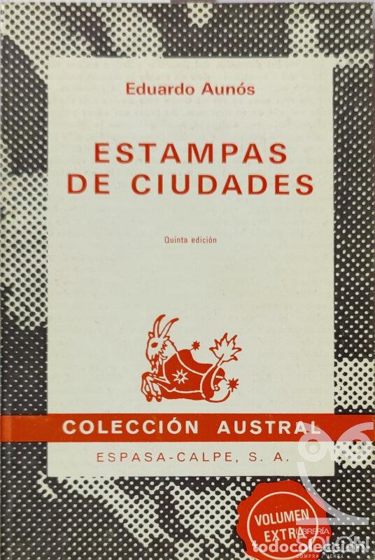 Libros: Estampas de ciudades - Eduardo Aun&oacute;s - Foto 1