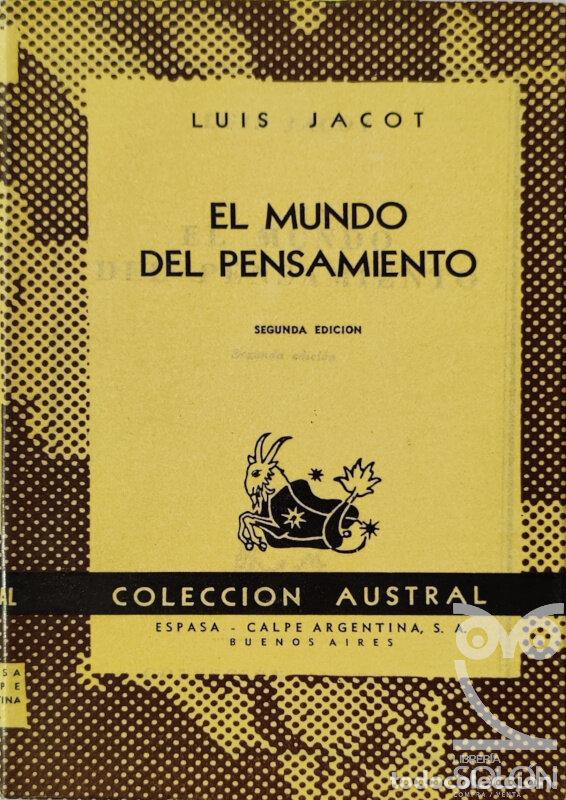 Libros: El mundo del pensamiento - Luis Jacot - Foto 1
