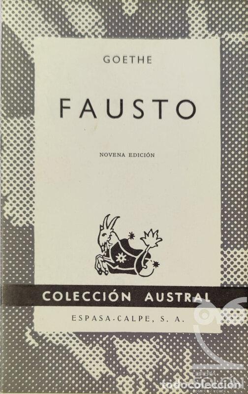 Libros: Fausto - Johann Wolfgang Von Goethe - Foto 1