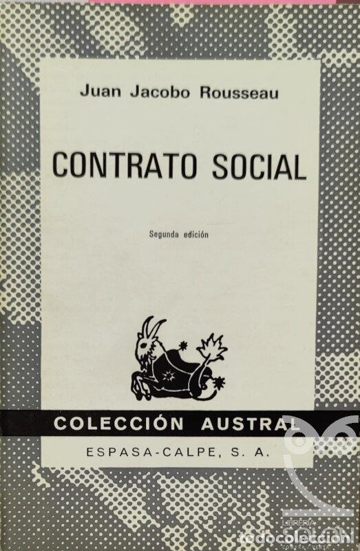 Libros: Contrato social - Jean Jacques Rousseau - Foto 1