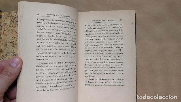 Libros: Historia de un coraz&oacute;n. 2 tomos. - Emilio Castelar. - Foto 5