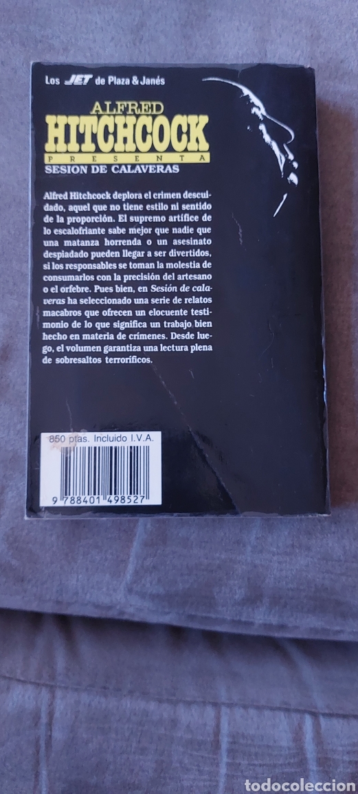 Libros: Libro Sesi&oacute;n de Calaveras -Alfred Hitchcock presenta- 1&deg; Edicion - Foto 3