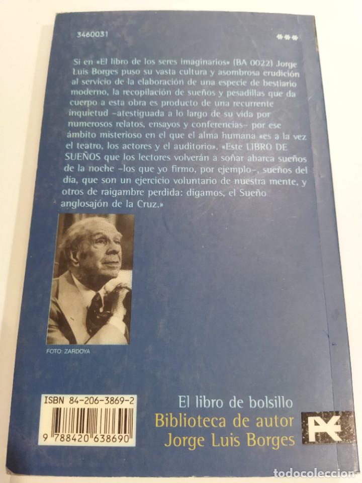 Libros: LIBRO DE SUE&Ntilde;OS - BORGES, JORGE LUIS - Foto 2