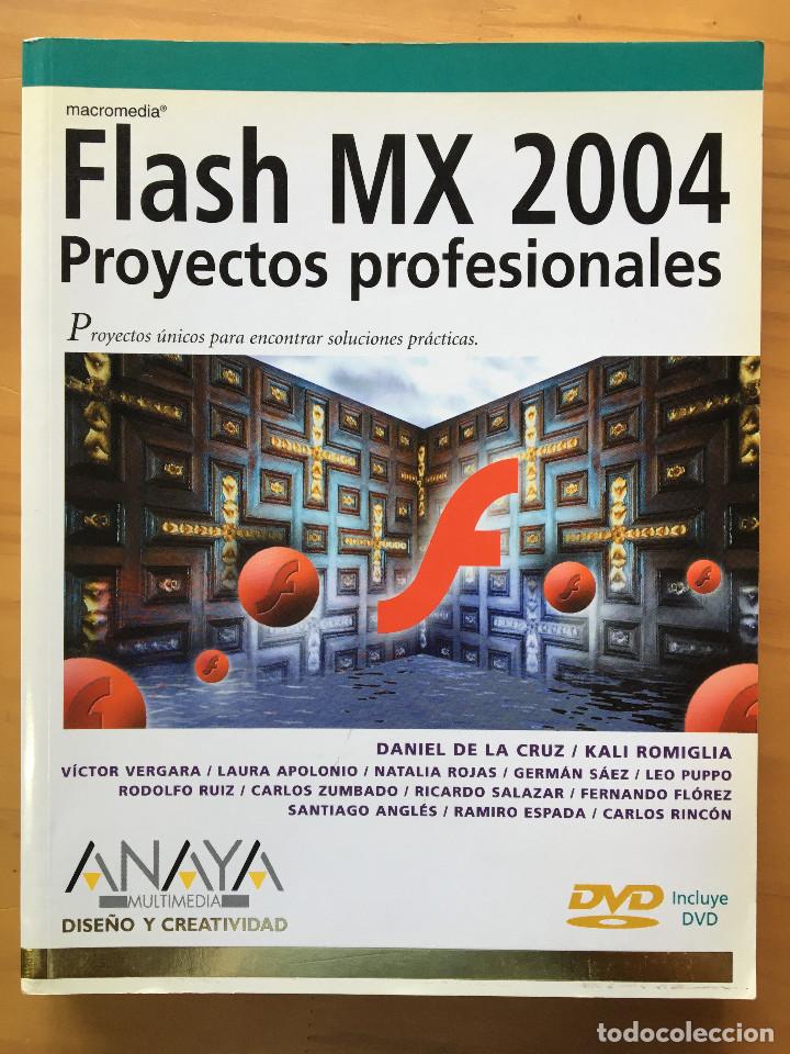 Libros: FLASH MX 2004. PROYECTOS PROFESIONALES - VV.AA. (INCLUYE DVD) - Foto 1