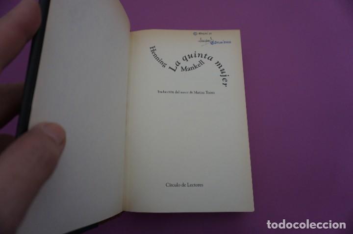 Libros: 4-0/ LA QUINTA MUJER - HENNING MANKELL / CIRCULO DE LECTORES - Foto 2
