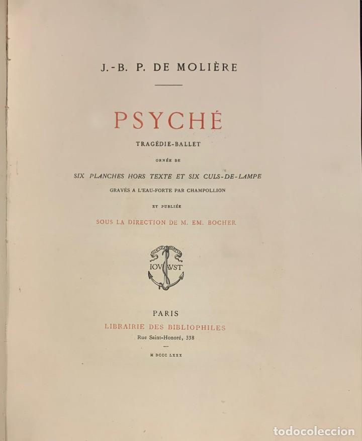 Libros: J.B.P. de Moli&egrave;re . Psych&eacute;. Trag&eacute;die-Ballet - Foto 2