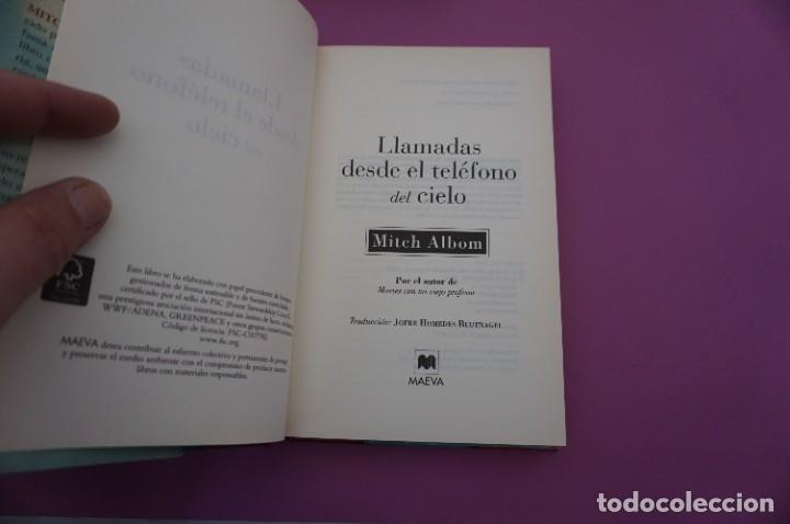 Libros: 7G/ LLAMADAS DESDE EL TELEFONO DEL CIELO - MITCH ALBOM / MAEVA EDITOR - Foto 2