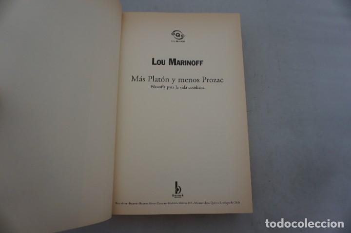 Libros: AR2/ MAS PLATON Y MENOS PROZAC - LOU MARINOFF / EDICIONES B - Foto 2