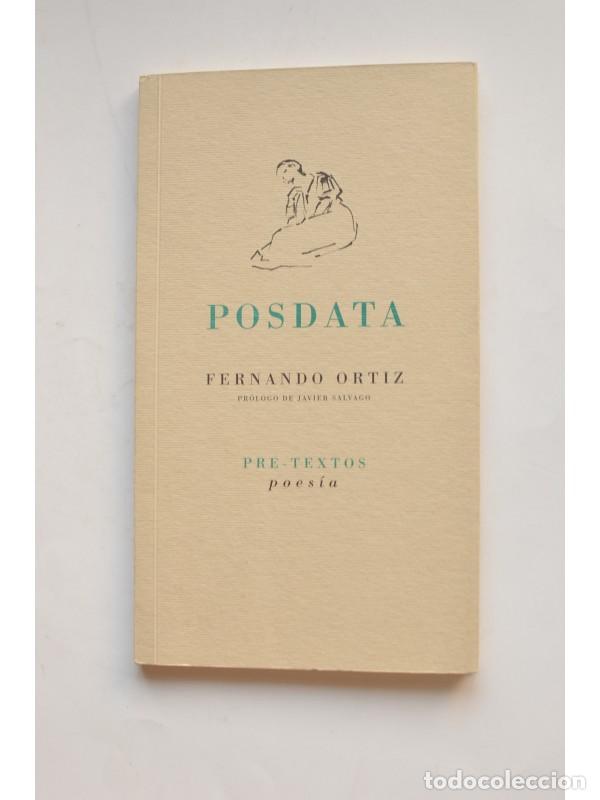 Libros: Posdata - ORTIZ, Fernando - Foto 1