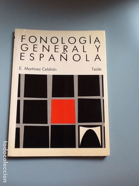 Libros: Fonologia General y espa&ntilde;ola .E. Martinez Celdran . Teide . - Foto 1