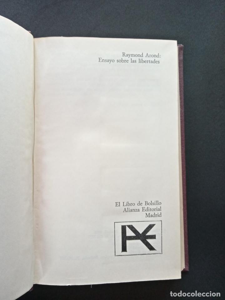 Libros: Raymond Arond - Ensayo sobre las libertades - Foto 1