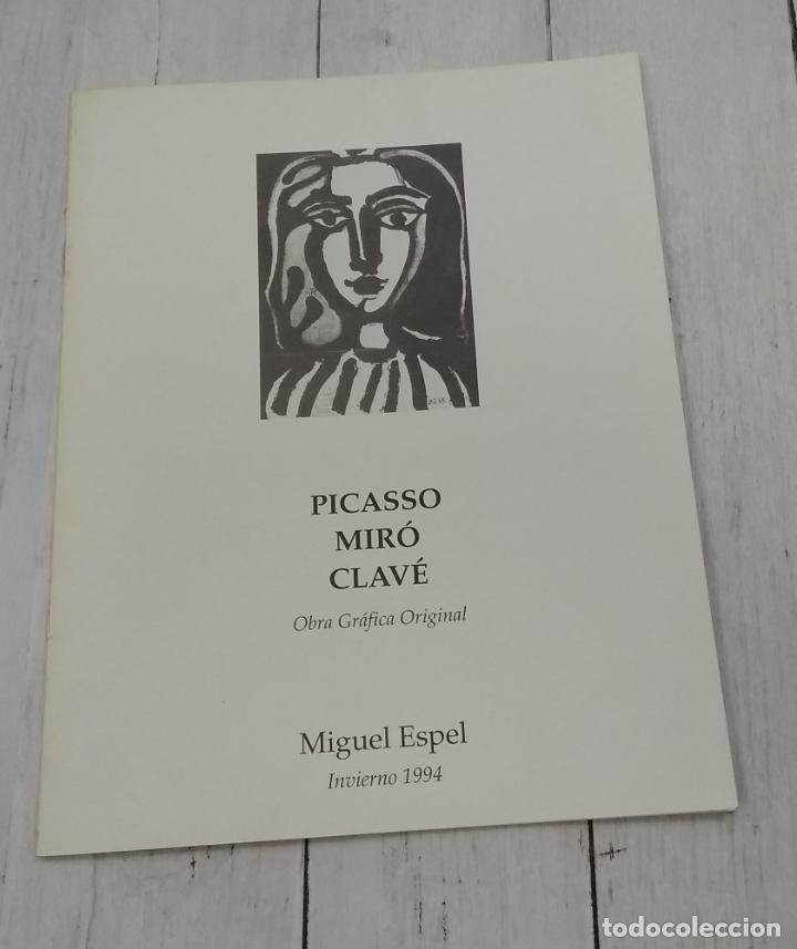 Libros: Picasso, Mir&oacute;, Clav&eacute;. Obra gr&aacute;fica original - Foto 1