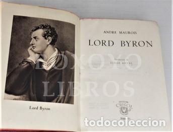 Libros: MAUROIS, Andr&eacute;. Lord Byron. Traducci&oacute;n de Jorge Arnal - Foto 2