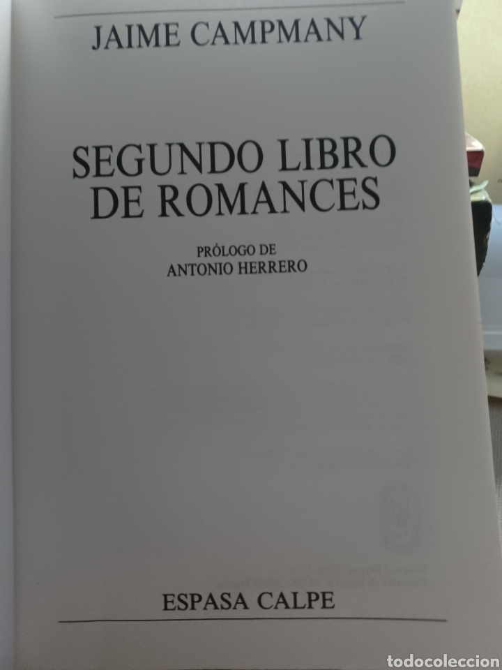 Libros: Barybook C27. Segundo libro de romances jaime Campmany - Foto 5