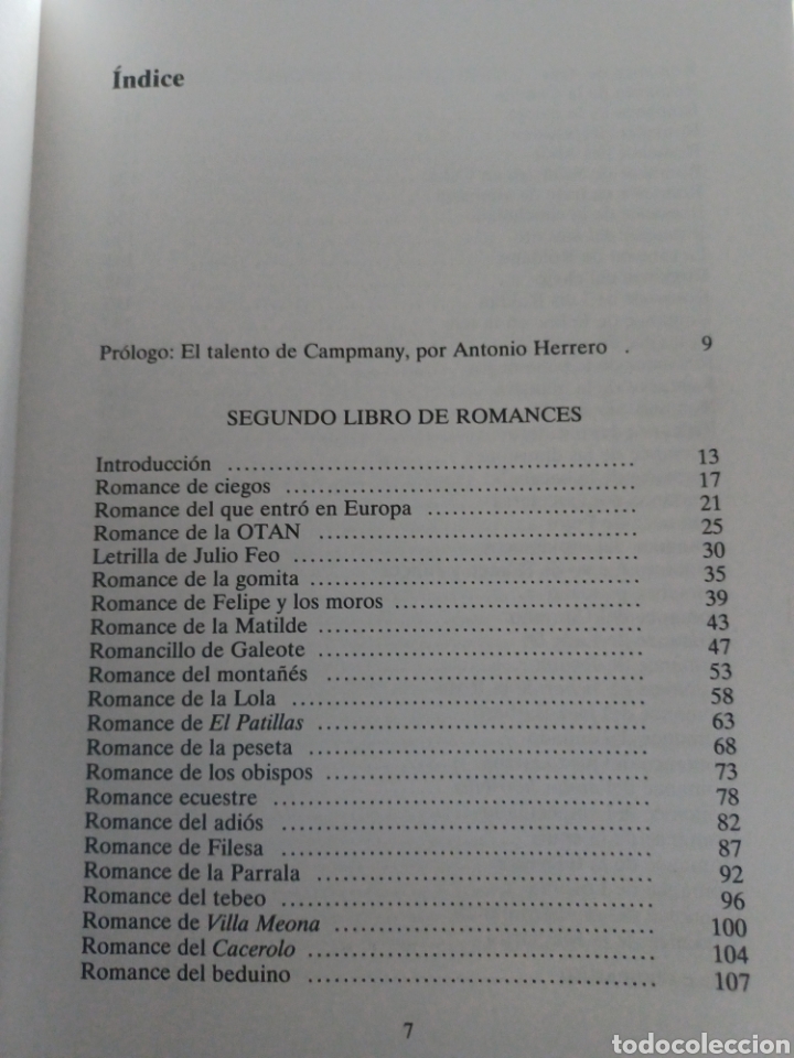 Libros: Barybook C27. Segundo libro de romances jaime Campmany - Foto 6