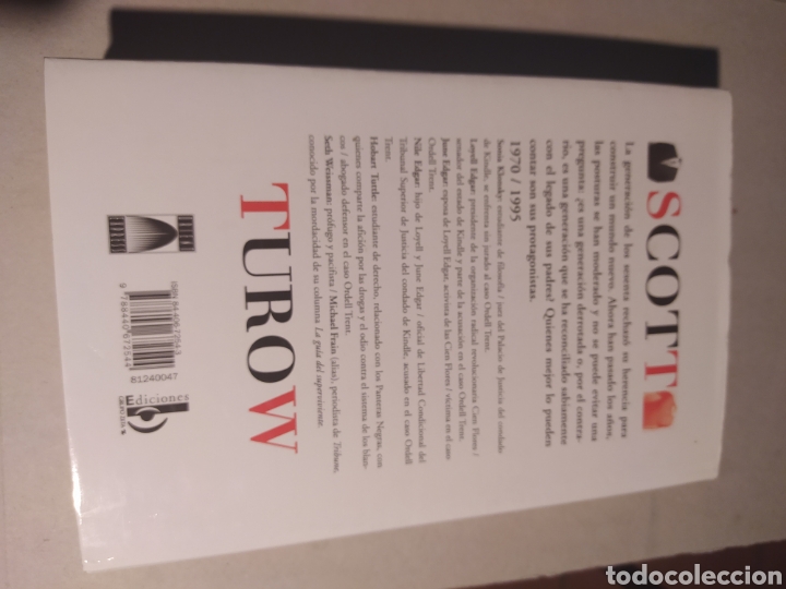 Libros: Las leyes de nuestros padres - Scott turow - Foto 2