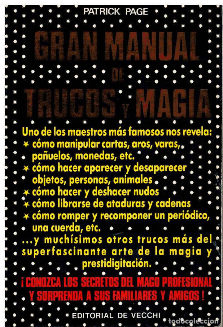 Libros: GRAN MANUAL DE TRUCOS Y MAGIA. - Foto 1