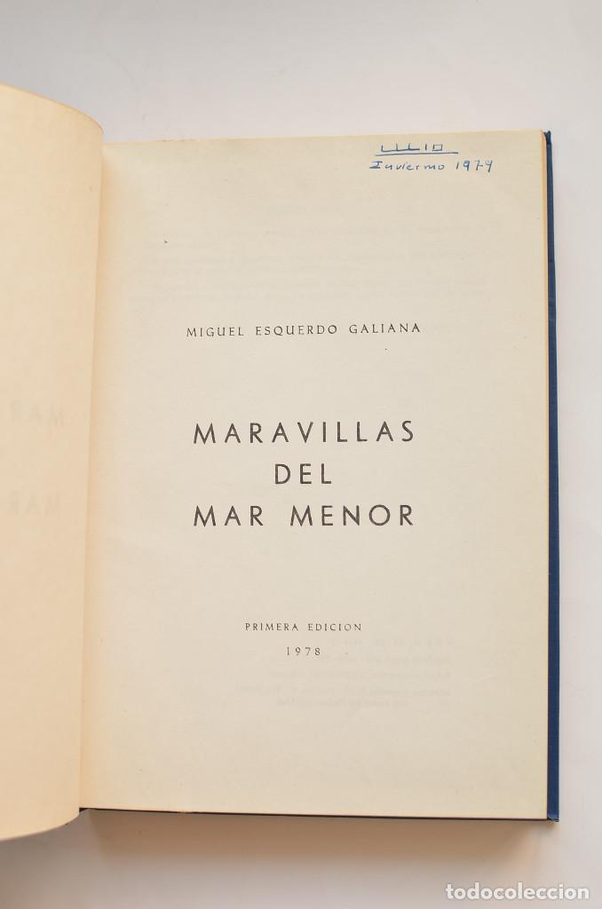 Libros: Maravillas del Mar Menor - ESQUERDO GALIANA, Miguel - Foto 2