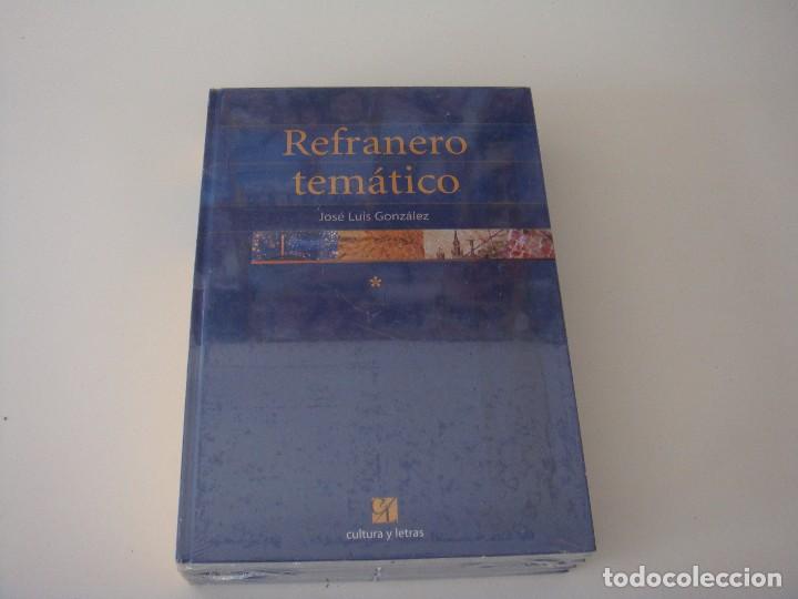 Libros: REFRANERO TEM&Aacute;TICO JOSE LUIS GONZALEZ 4 TOMOS - Foto 1