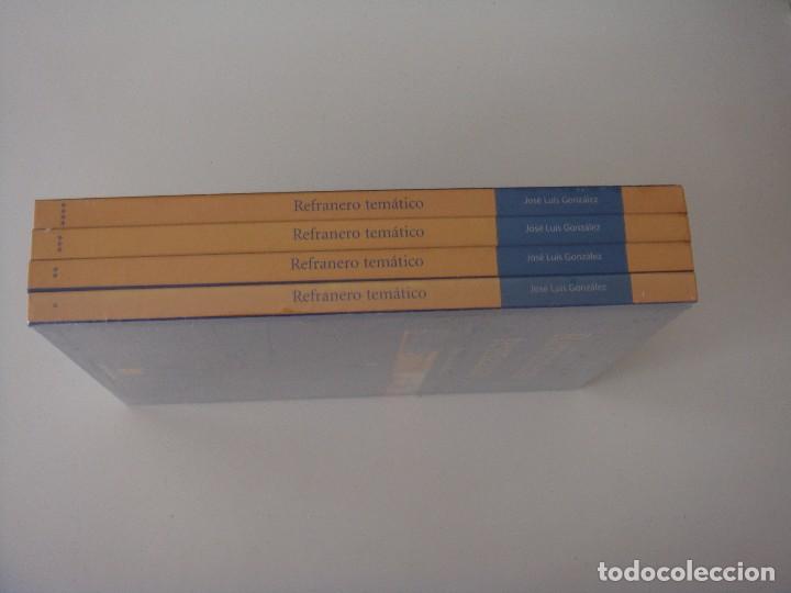 Libros: REFRANERO TEM&Aacute;TICO JOSE LUIS GONZALEZ 4 TOMOS - Foto 2