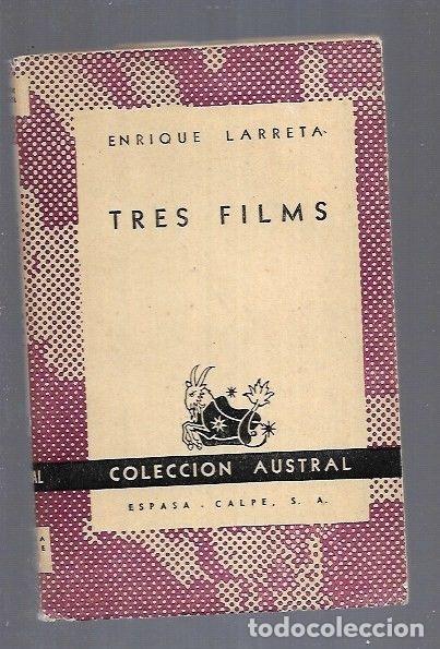 Libros: TRES FILMS - LARRETA, ENRIQUE - Foto 1